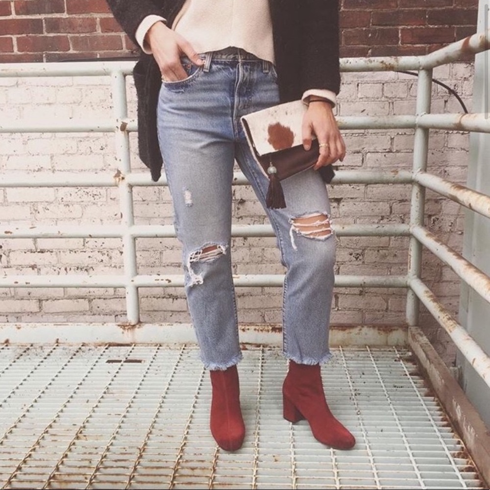 SOLD ⚡️HP⚡️Free People Cecile Suede Boots - Picture 6 of 8